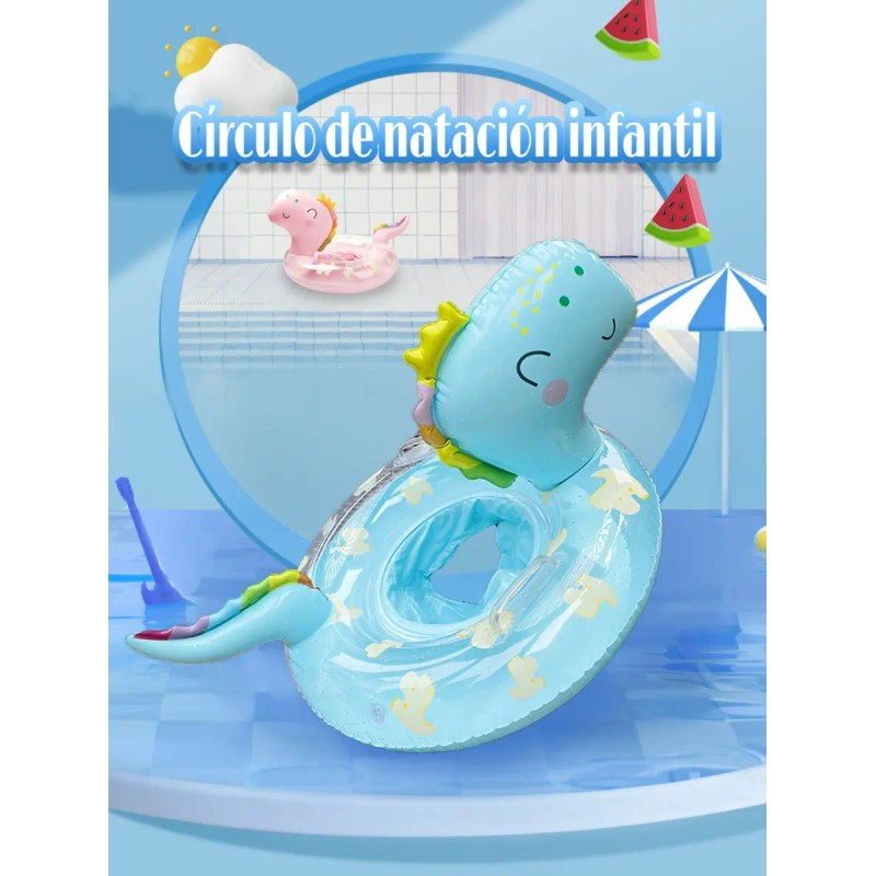 Salvavidas Infantil Flotador Inflable Niños Dinosaurio Playa
