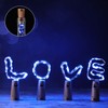 Rtteri 24 Pcs Wine Bottle Lights with Cork, Empty Wine