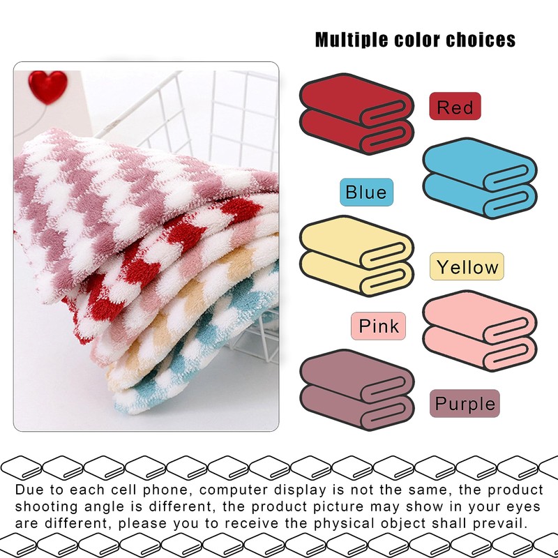BEWDIO - Paquete de 10 paños faciales de microfibra de