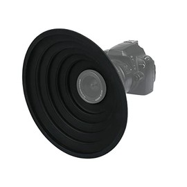 DS. DISTINCTIVE STYLE Rubber Lens Hood Anti Reflection Reversible Collapsible Lens Hood Compatible with Nikon/Canon/Pentax/Sony 50-70mm Camera Lens