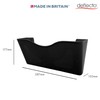 Deflecto 6 Pack Graphite Landscape A4 Wall Mounted Document Holder