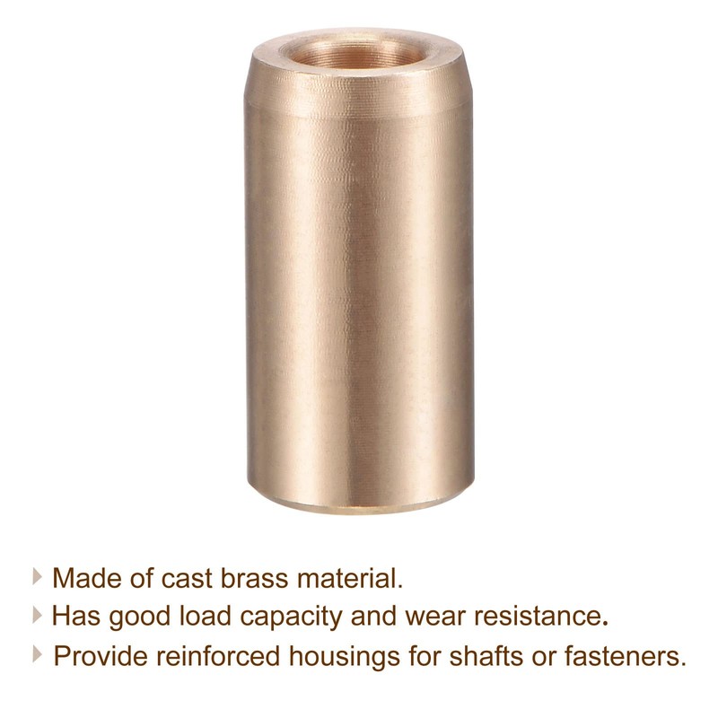 sourcing map Sleeve Bearings 6mm Bore 10mm OD 20mm Length