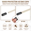PATIKIL 25mm/0.98" Rubber End Cap, 44pcs PVC Cover Flexible Cap