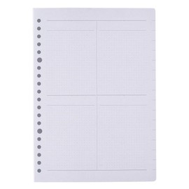 NTK1123 NOLTY Notebook, A5 Weekly Book, Date Free, Weekly Block, Kukuru Square