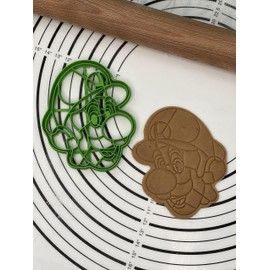 Luigi Cookie Cutter & Mold Produced by 3D Kitchen Art