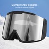 Adult Ski Goggles Double Layer Anti Fog Large Field Cylindrical