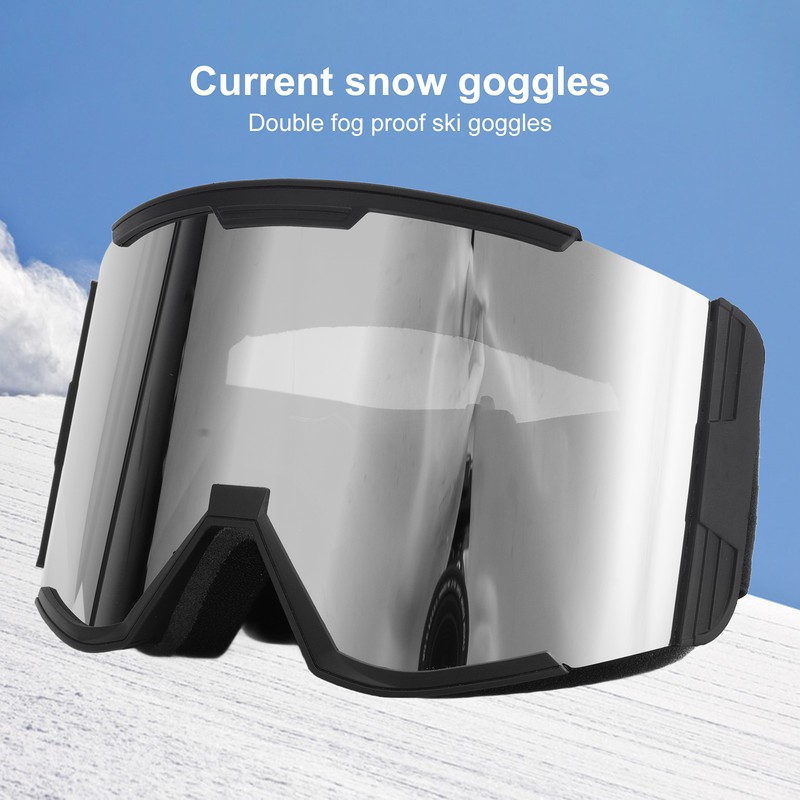 Adult Ski Goggles Double Layer Anti Fog Large Field Cylindrical