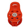 Rock Climbing Pulley Fixed Sideplate Single Sheave Pulley Orange Lift