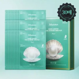 JM Solution 제이엠솔루션 청광 마린 진주 모이스처 마스크 플러스 10매 x 3개 JM Solution Clear Marine Pearl Moisture Mask Plus 10 Sheets x 3 Packs