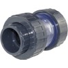 Generisch Plimat PVC Check Valve Transparent 50 mm