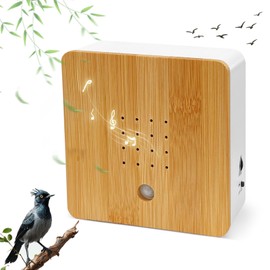 Bird Chirping Motion Sensor, Bird Chirping Box, Natural Sounds Box, Sound Box, Bird Singing Wood, Motion Sensor Bird Sounds for Living Room, Toilet, Bathroom, Garden Outdoor