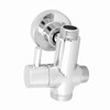 Shower Diverter Valve, G1/2 Wall Mounted Round Copper Bathroom Brass