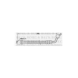 Borg & Beck BBH7286 Brake Hose To Fit Toyota Hiace 08/95-04