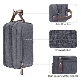 WANDF Toiletry Bag, Men's Backpack, Women's Cosmetic Bag, Wash Bag for Men and Women in Premium Quality