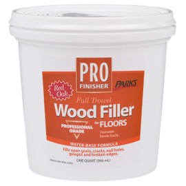 Rust-Oleum 138914 Parks Pro Finish Floor Filler, Quart, Red Oak