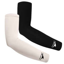 Achiou Cooling Ice Silk Arm Sleeves, Summer UV Sun Protection Compression Sleeves UPF 50+ for Women Volleyball Youth Sports