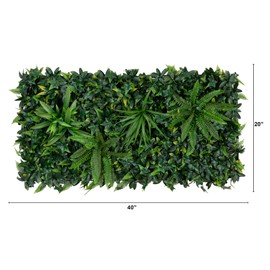 Nearly Natural 20in x 40in Andean Cloud Forest Artificial Living Wall Panel - UV Resistant, Interlocking Design for Easy Installation, Ideal for Indoor and Outdoor Use