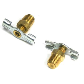 NEW (OEM) 2 PACK DC18 Air Compressor Drain Valve 1/8" Tank Drain Emglo Emglo DC18