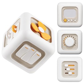 Sensory Toys for Toddler 1-3|Montessori Toys for 1 Year Old Boy|Travel Toy for 12-18 Months Baby|Busy Activity Cube for Fine Motor Skill Learning|Birthday Gift for 1 Year Old