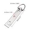 sourcing map D Ring Hanger Set for Picture Hanging Silver
