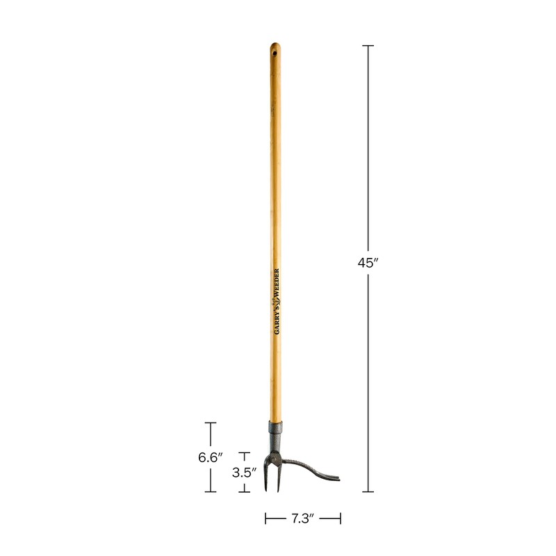 Stand Up Weed Puller Tool with Long Handle - 45.6”