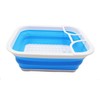 SAMMART Collapsible Dish Drainer with Tray - Foldable Drying Rack