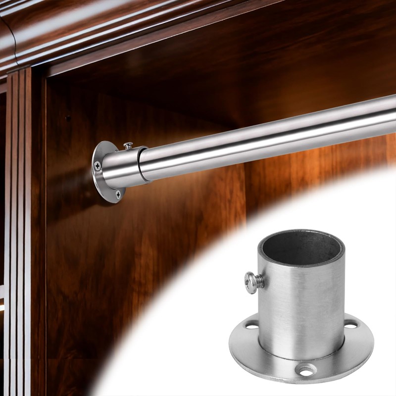 YIDU69Q 8 Pcs Stainless Steel Pole Sockets Fit OD 1-1/4"