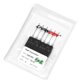 Chanzon 4pcs 2SB1560 2SD2390 (2pcs PNP 2SB1560 + 2pcs NPN 2SD2390) TO-3P BJT Bipolar Junction Transistor Assortment (Pack of 4pcs)