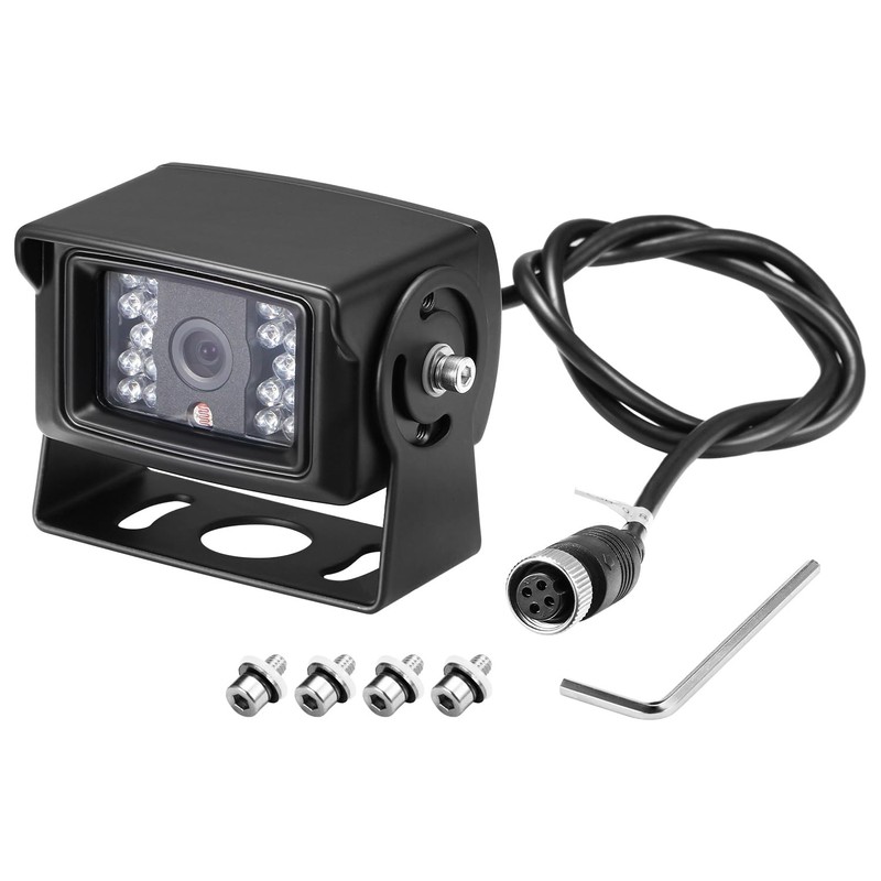 7" 1080P AHD Wired Reverse Rear View Backup Camera System,