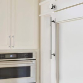 Coinkoly 10 Pack 5''(128mm) Brushed Satin Nickel Cabinet Pulls Kitchen Brushed Nickel Cabinet Handles for Cabinets Drawer Pulls Dresser Hardware for Cupboard CK0083