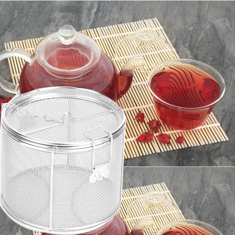 Tea strainer, tea filter, tea strainer, drip tray, stainless steel