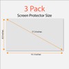 Anti Blue Light Screen Protector (3 Pack) for 17.3 Inches