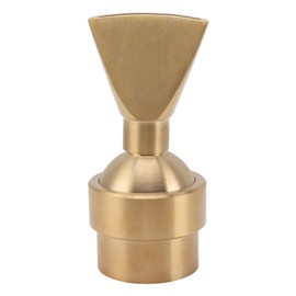 Fan Shaped Fountain Nozzle Copper Adjustable Uniform Water Spray Fan Shaped Fountain Spray Head for Park G2in