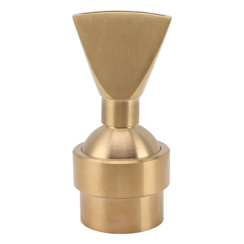 Fan Shaped Fountain Nozzle Copper Adjustable Uniform Water Spray Fan