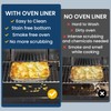 Oven Liners for Bottom of Electric Gas Oven -3Pack Large