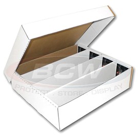 BCW Monster Storage Box, Holds 3,200 Standard Sized Trading Cards, 200 Pound Test Strength (1-Count)