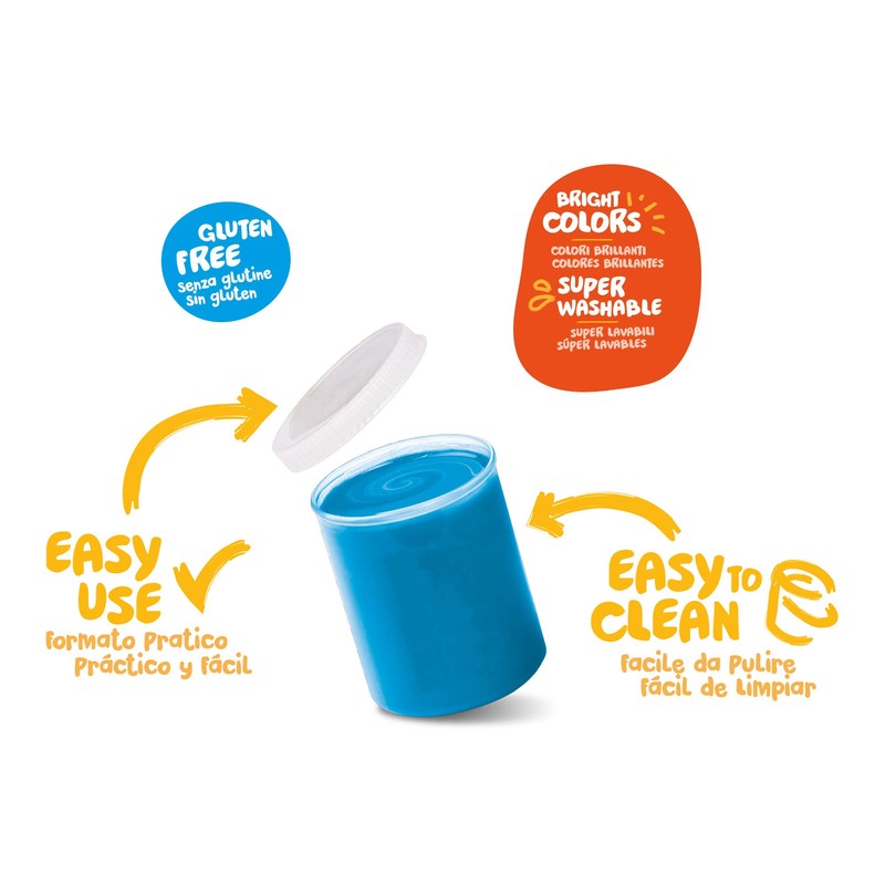 Carioca CAR-KO032 Baby Finger Paint,80 ml (Pack of 6)