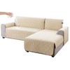 Genina Sectional Couch Covers for Dogs L Shaped Sofa Covers