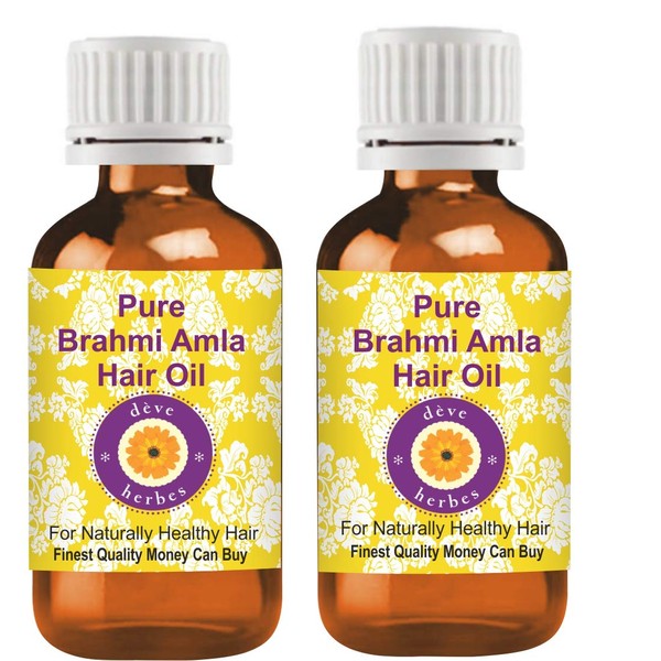 Deve Herbes Pure Brahmi Amla Hair Oil (Pack of Two)100ml