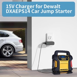 15V Charger for Dewalt DXAEPS14 DXAEJ14 DXAEPS14CA 1600 1400 011-2070-4 Peak Car Jump Starter Power Cord Adapter Replacement Power Supply