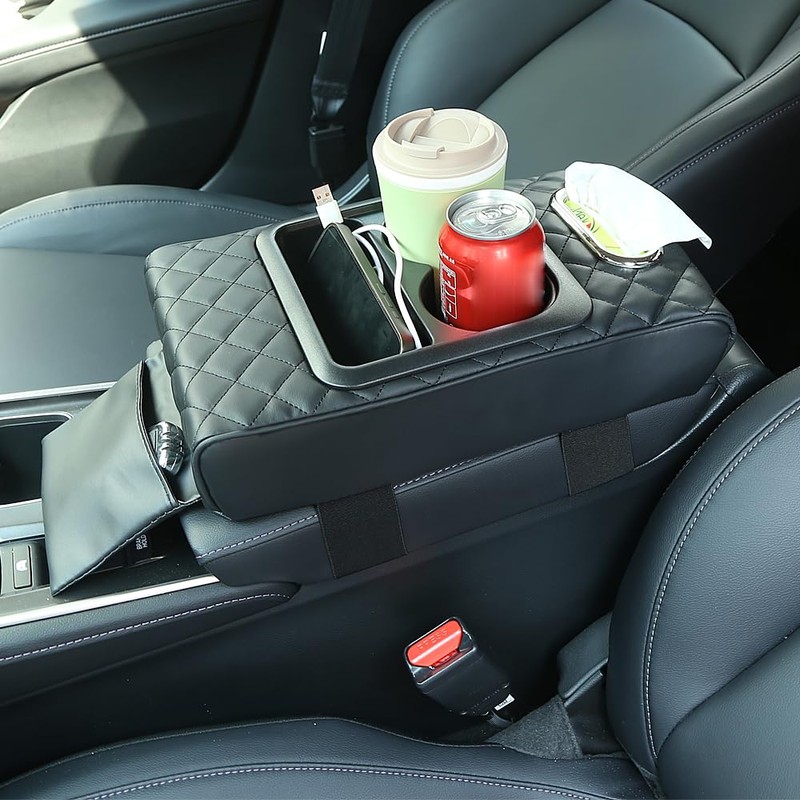 JDM Middli Multi-Functional Adjustable Armrest Cushion - Universal Car Boat