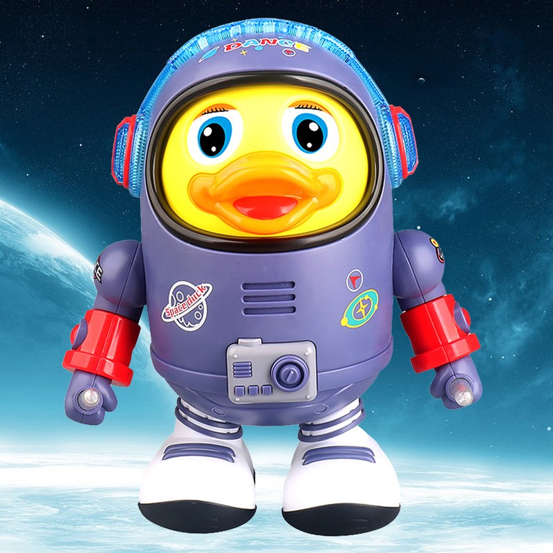 Dance Duck Toy Electric Dancing Singing with Music Light Plastic
