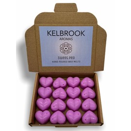 Wax Melts - Sweet Pea | 16 Pack | Strong Scented | Made in The UK | Plastic Free | Vegan