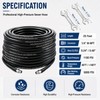Laopypor Sewer Jetter Kit for Pressure Washer 100FT, 5800PSI Drain