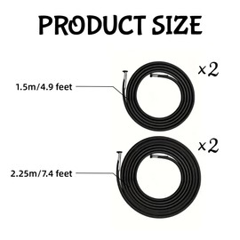 Heavy Duty Replacement Bungee Cords for Zero Gravity Chairs - 4 Pack Elastic Straps Repair Kit for Patio Recliners & Lounge Furniture