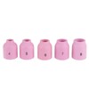 49pcs/set Gas Lens Alumina Nozzles Cups Collets Accessory Kit for