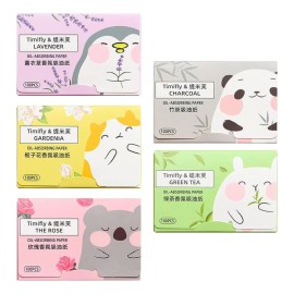 Papel Arroz Absorbente Grasa Facial Timifly Set 300 Hojas Lavanda