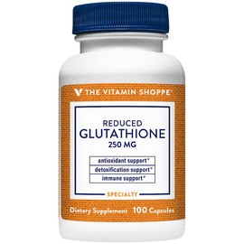 The Vitamin Shoppe Reduced Glutathione Antioxidant - 250 MG (100 Capsules)