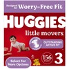 Huggies Size 3 Diapers, Little Movers Baby Diapers, Size 3