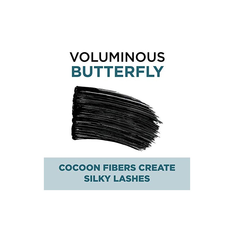 LOreal Paris Voluminous Butterfly Waterproof Mascara, 871 Blackest Black ,